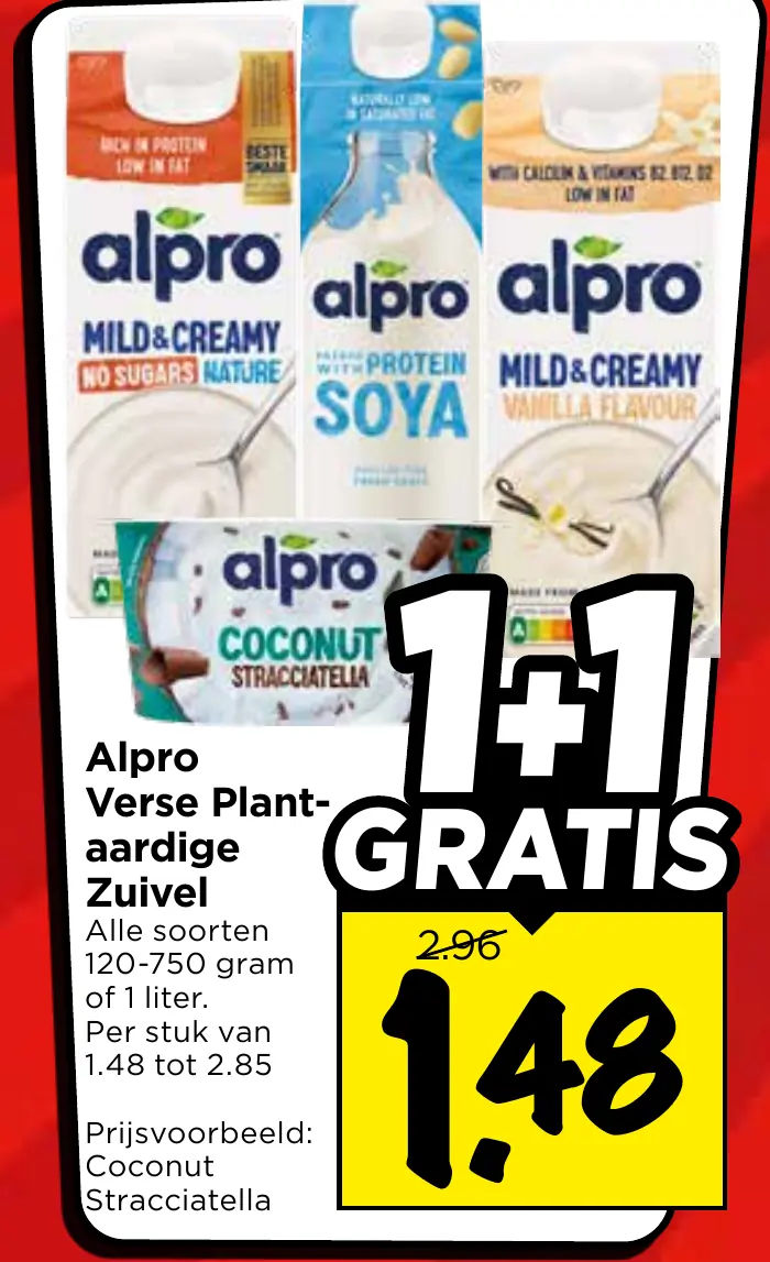 verse plantaardige zuivel