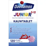 Davitamon Junior multivitamines framboos 3-12 jaar