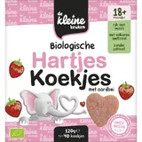 De Kleine Keuken Biologische hartjes koekjes aardbei