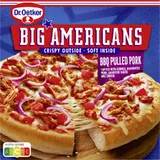 Dr. Oetker Oetker Big Americans pizza BBQ pulled pork