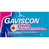 Gaviscon Duo kauwtabletten 250mg