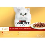 Gourmet Gold fijne hapjes met rund kalkoen zalm