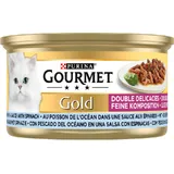 Gourmet Gold luxe mix met zeevis & spinazie