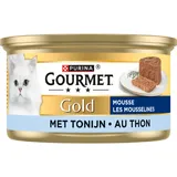 Gold mousse met tonijn