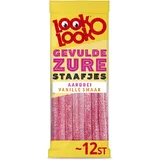 Look O Look Gevulde zure staafjes aardbei vanille