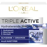 Loreal L'Oréal Triple active nachtcrème alle huidtypen