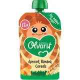 Olvarit Knijpfruit apricot, banana, cereals