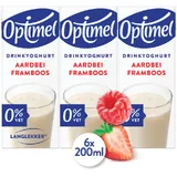 Langlekker drinkyoghurt aardbei framboos