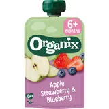 Organix Knijpfruit strawberry & blueberry