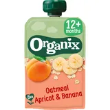 Organix Knijpfruit oatmeal, apricot, banana