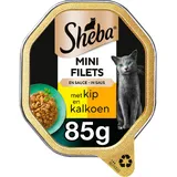 Mini filets n saus kip & kalkoen