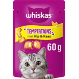 Whiskas Temptations kip & kaas kattensnacks