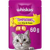 Whiskas Temptations kip & kaas kattensnacks