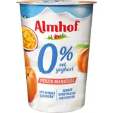Almhof 0% vet yoghurt perzik-maracuja