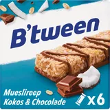 B'tween Mueslireep Kokos & Chocolade 6-pack