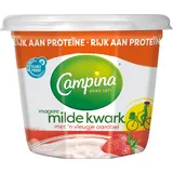 Campina Magere milde kwark aardbei
