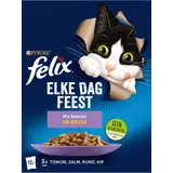 Felix Elke Dag Feest Mix Selectie in Gelei Kattenvoer