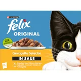 Felix Original gevogelte selectie in saus 12-pack