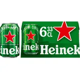 Heineken Premium Pilsener Bier Blik 6-pack