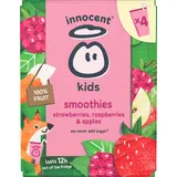Innocent kids smoothies strawberry raspberry 4pack