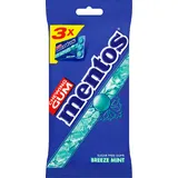 Mentos Gum Breeze Mint Suikervrij Blister 3pack