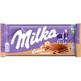 Milka Chocoladereep hazelnoot crème