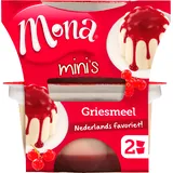 Mona Pudding griesmeel rode bessensaus duo 2-pack