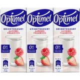 Optimel Langlekker drinkyoghurt aardbei framboos 6-pack