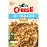 Quaker Cruesli zero sugar added naturel