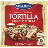 Santa Maria Tortilla wraps corn & wheat 8x medium