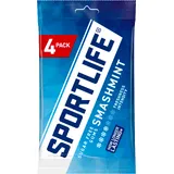 Sportlife Smashmint sugar free gums 4-pack