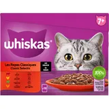 Whiskas 7+ Classic selectie in saus 12-pack