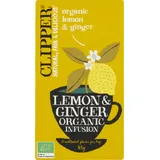 Clipper Lemon & Ginger organic infusion