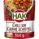 Hak Chili sin carne schotel