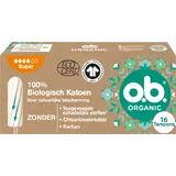 O.B. Organic cotton tampons super