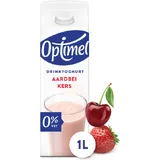 Optimel Drinkyoghurt aardbei-kers