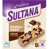 Verkade Sultana Mueslireep chocolade & hazelnoot