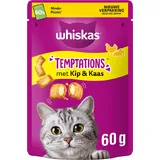 Whiskas Temptations kip & kaas kattensnacks