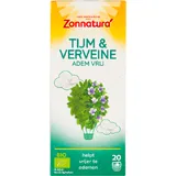 Zonnatura Tijm & Verveine Adem Vrij Kruideninfusie 20 Zakjes