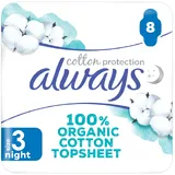 Always Organic cotton night maandverband
