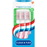 Aquafresh Clean & flex hard tandenborstel