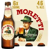 Birra Moretti L'Autentica Bier Fles 6-pack