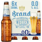 Brand Weizen 0.0 Bier Fles 6 x 300ml 6-pack