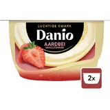 Danio Luchtige kwark aardbei vanille 2-pack