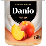 Romige kwark perzik