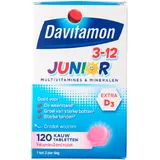 Davitamon Junior multivitamines framboos 3-12 jaar