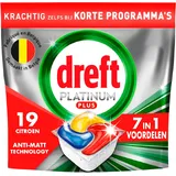 Dreft Platinum plus vaatwascapsules citroen