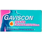 Gaviscon Duo kauwtabletten bij brandend maagzuur