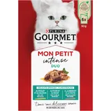 Gourmet Mon petit intense duo in saus vlees&vis 6-pack