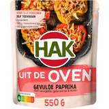 Hak Uit de oven gevulde paprika